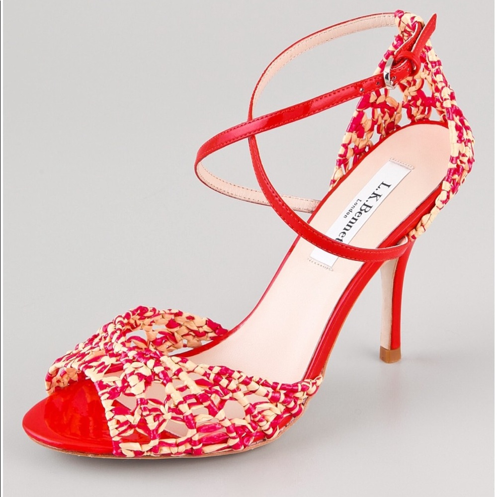 L.K. Bennett Azure Macrame Sandals